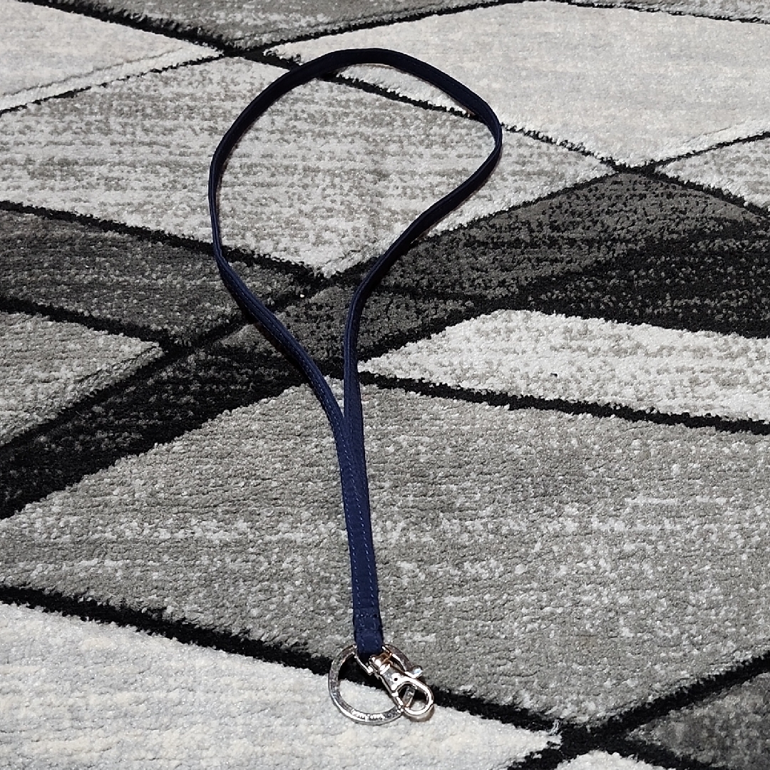 Vera Bradley Navy Blue Microfiber Lanyards